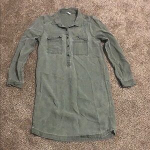 Old Navy Green Midi Dress